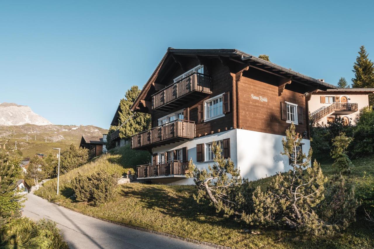 Chalet Sunna Hoeckli - Pistennah Und Ruhig Mit Panoramablick Arosa Exterior photo