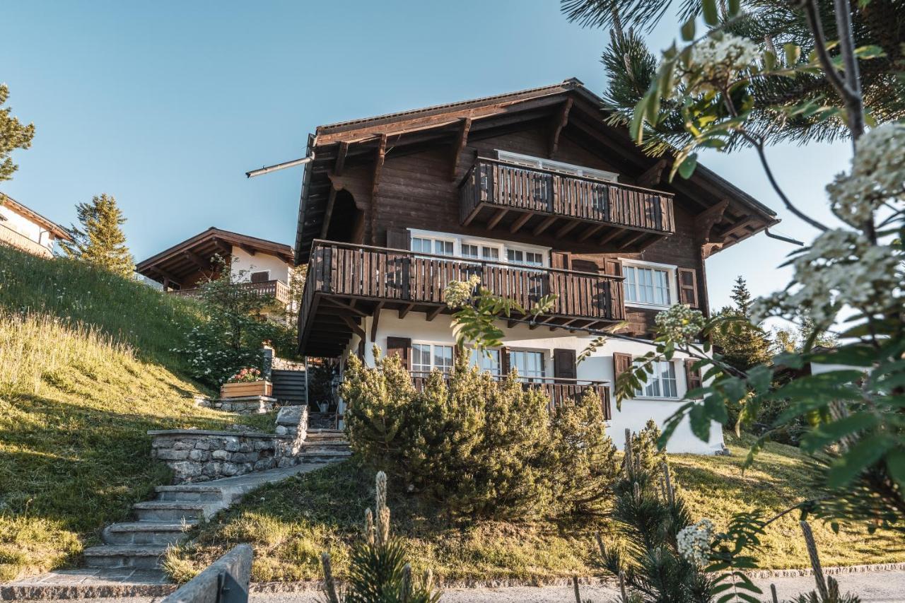 Chalet Sunna Hoeckli - Pistennah Und Ruhig Mit Panoramablick Arosa Exterior photo